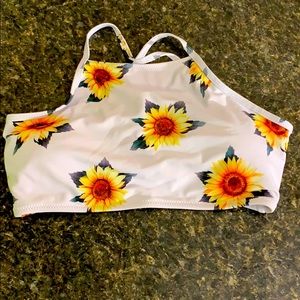 SHEIN halter swim top